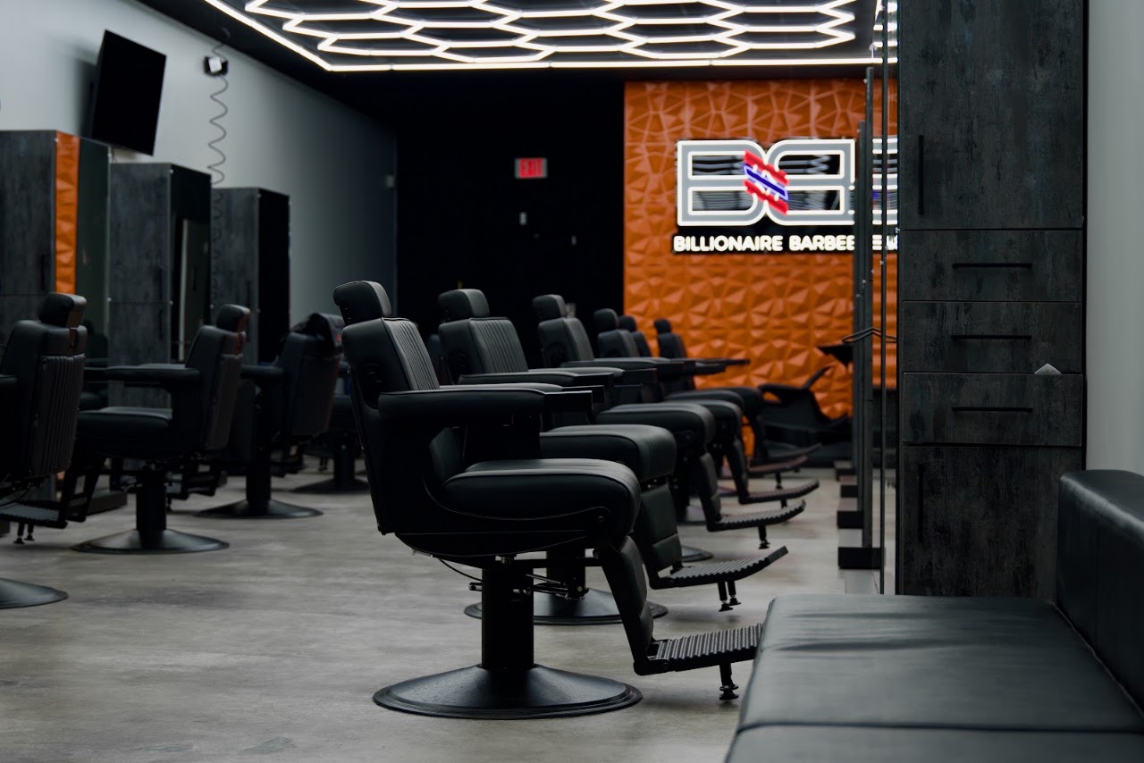 Luxury Barber Shop Interior
